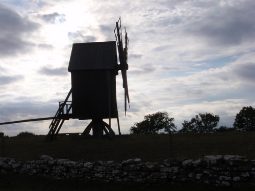 Windmills of &Ouml;land Island.